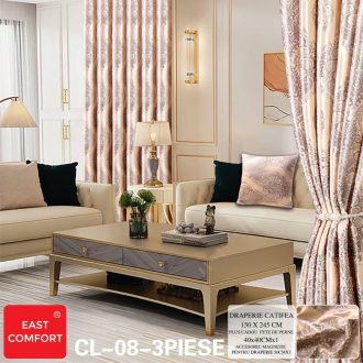 draperie catifea crem