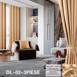 draperie tricot crem