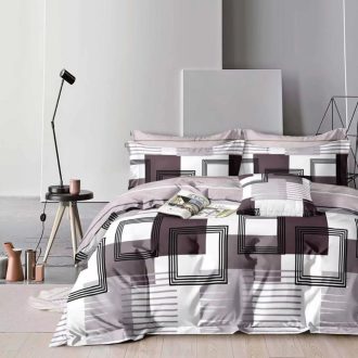 lenjerie de pat finet cu forme geometrice