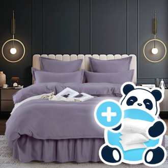 Lenjerie cu volanase lila