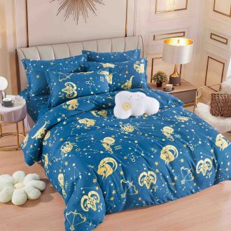 lenjerie albastra cu zodiac