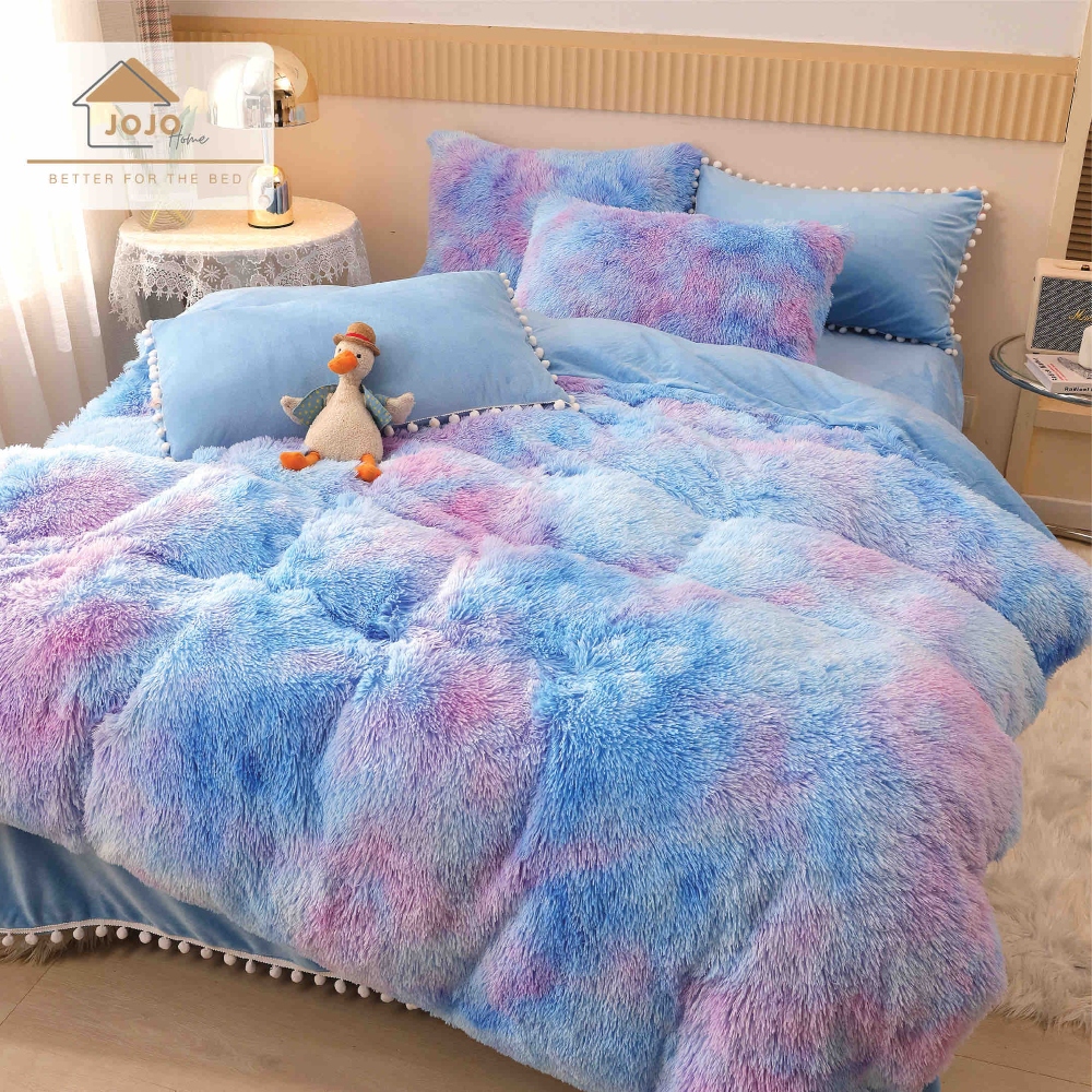 lenjerie fluffy alastru degrade