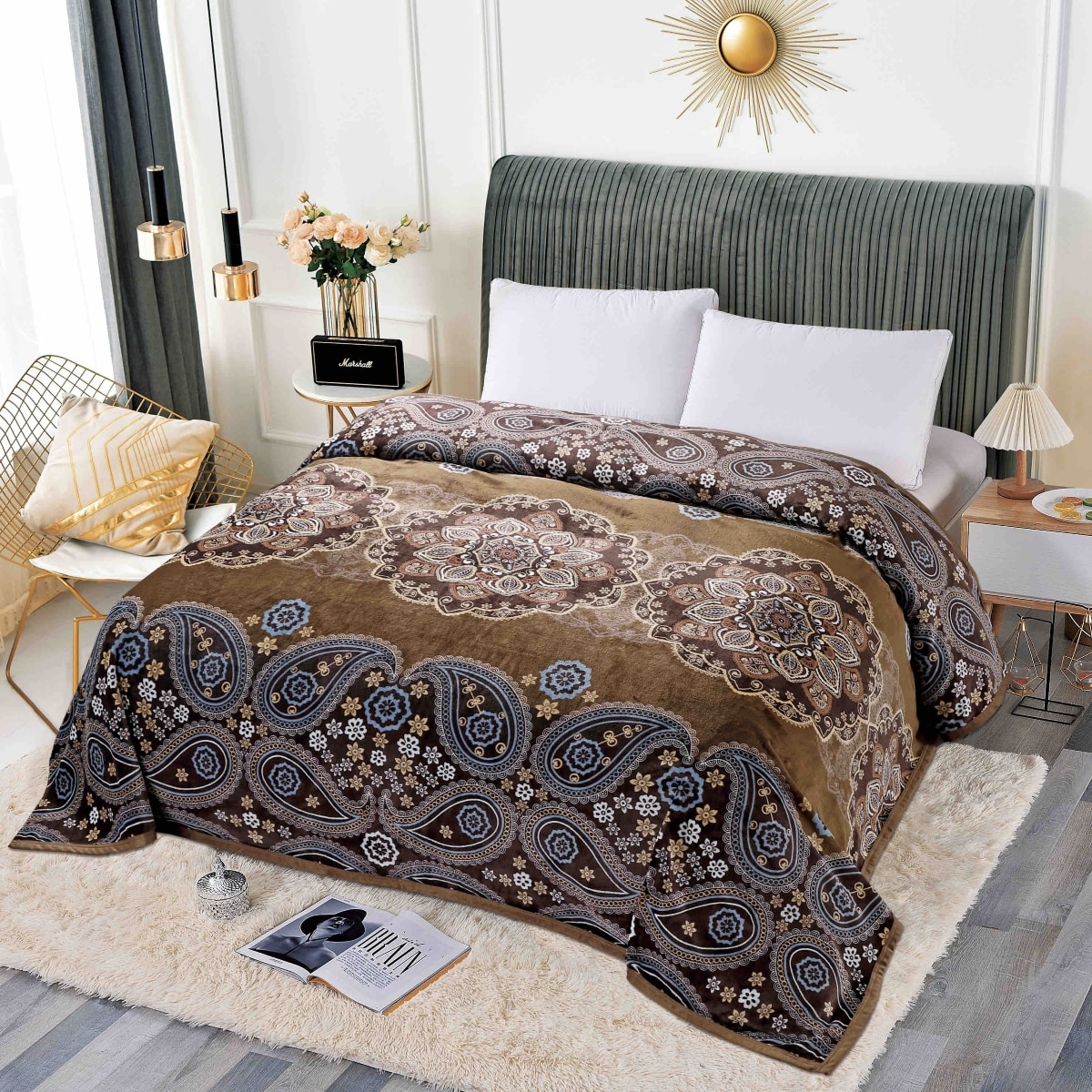 patura groasa brown ornaments