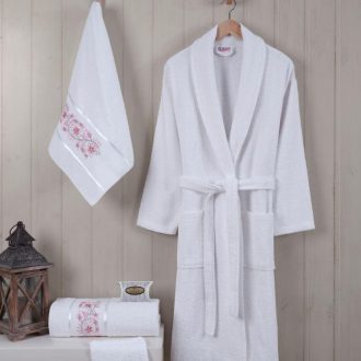 Set halat single alb