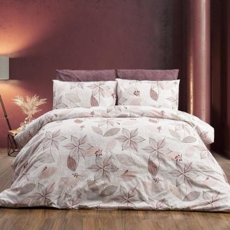 Lenjerie burgundy cu frunze