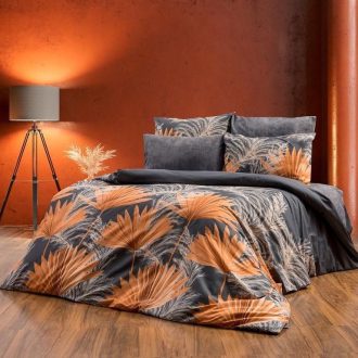 Lenjerie de Pat din Bumbac 100% Ranforce - Pat 2 Persoane, 4 Piese - PUF171637