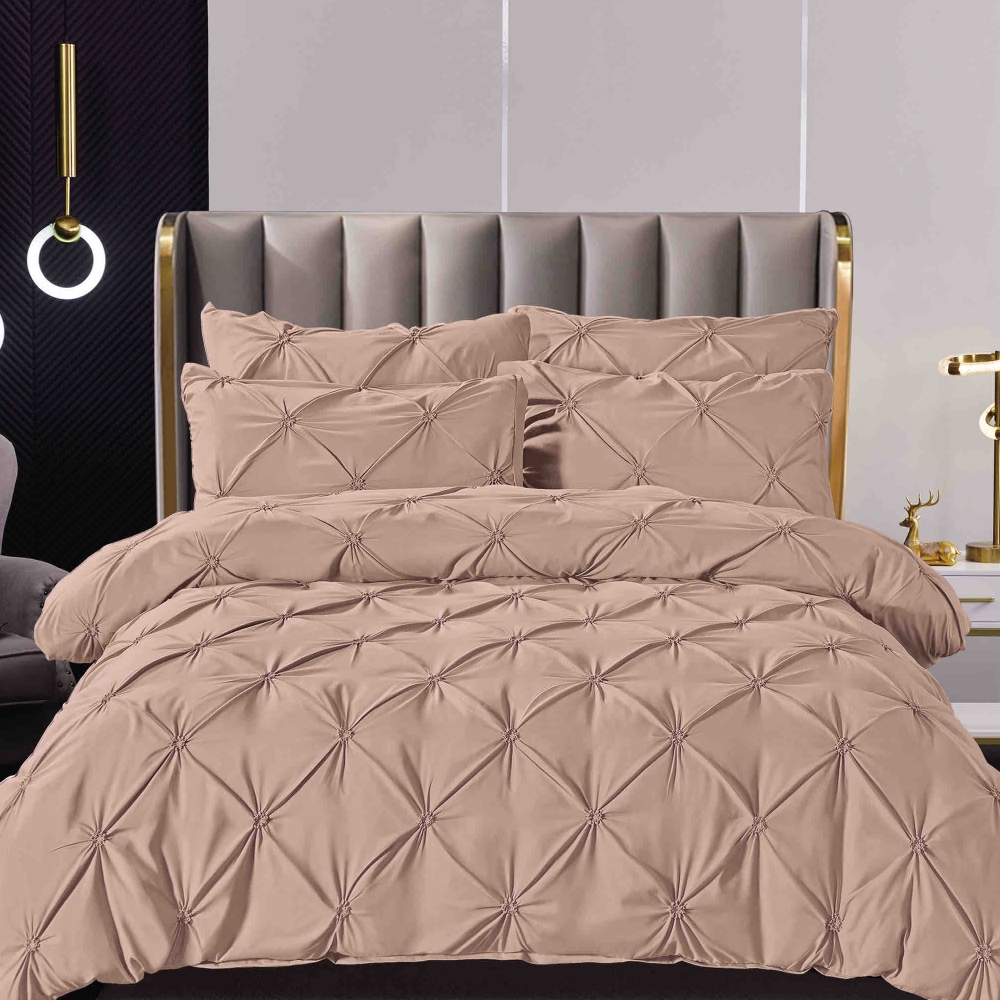 Lenjerie pliuri cappucino