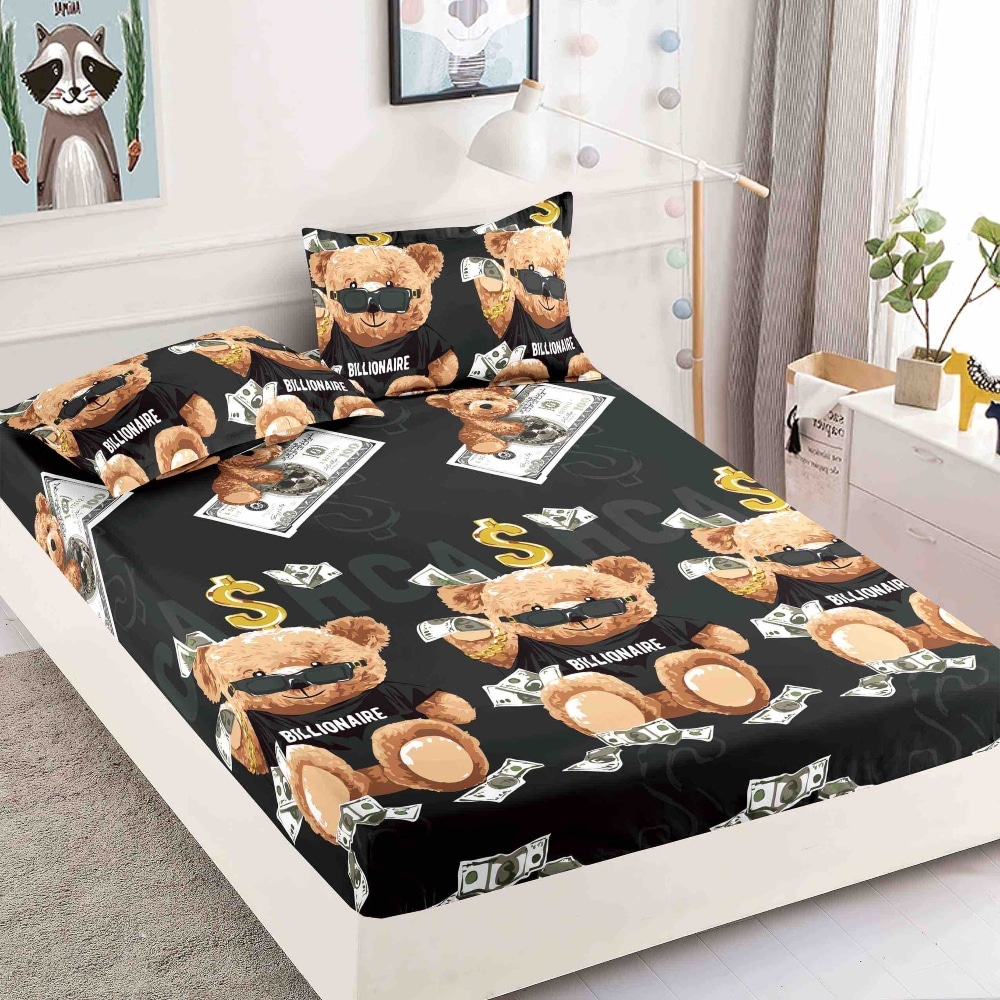 husa finet neagra cu ursul bilionaire