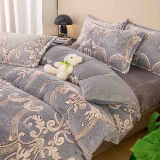 lenjerie cocolino cu elastic gri cu aproape