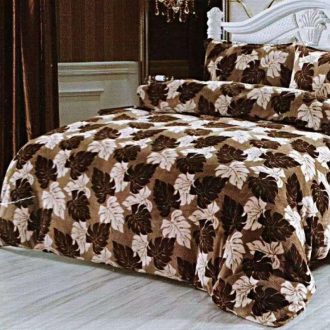 lenjerie maro cu frunze