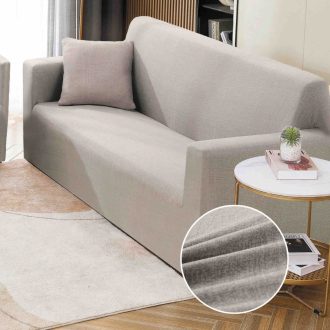 husa canapea bej uni single