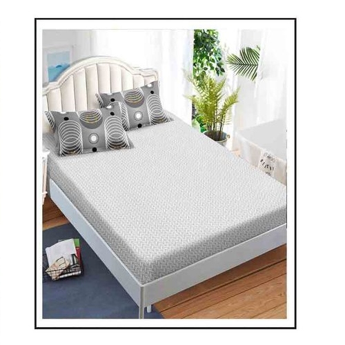 lenjerie gri cu arcuri - cearceaf de pat