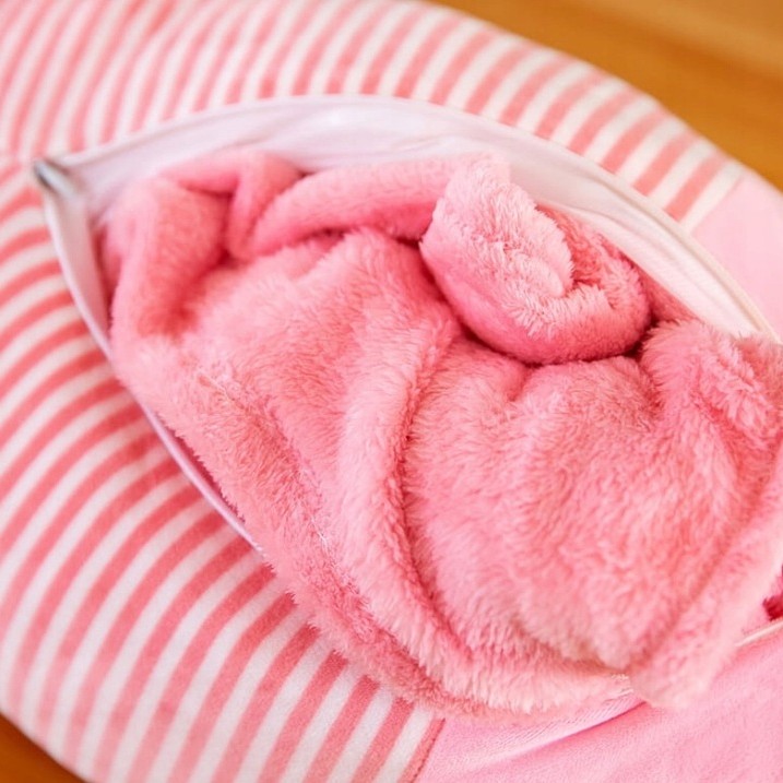 paturica roz jucarie rabbit