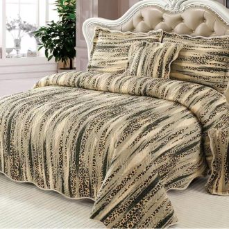 cuvertura kaki bej model abstract